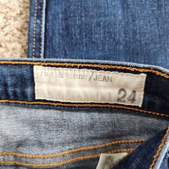 Rag & Bone High Rise Skinny Jeans - Picture 3 of 9